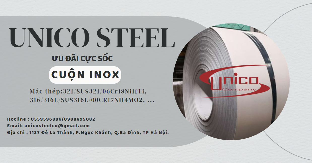 CUỘN INOX CÁN NÓNG